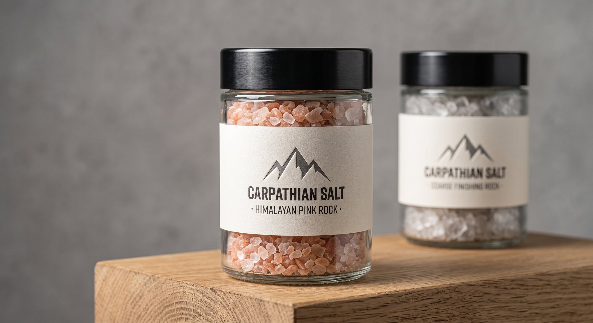 Himalayan Pink Rock Salt jar